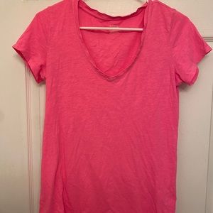 pink victoria secret v neck